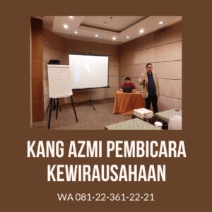 pembicara kewirausahaan bandung ppa